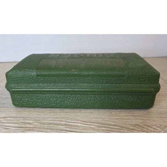 Vintage Singer Model W 654321 N Sewing Accessory w/ Green Case Beautiful - Picture 11 of 13